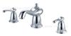 Kaiping Youjia Baño Grifo de Lavabo Dividido Cromado Lámpara Mágica Tres Agujeros Grifo de Lavabo Frío y Caliente 3641