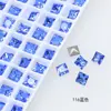 Rinestones de Espalda Puntiaguda Dongzhou Square para Uñas 5*5, Rinestones Brillantes Cuadrados de Princesa Dongzhou de Alta Calidad Decoración para Uñas DIY Rinestones al por Mayor