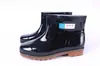 Jin Lu Lai botas de lluvia de caña baja y barra corta para mujer zapatos de PVC antideslizantes botas zapatos de agua al por mayor en stock