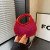 Mini corrente estilosa brilhante 2026 verão nova moda simples versátil bolsa de ombro transversal bolsa para batom
