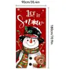 2026 Novo Pendente de Porta de Tecido Cruzado de Natal Decoração Boneco de Neve Papai Noel Festa de Feriado Varanda Árvore de Natal
