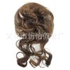 Peruca Postiça Fibra de Alta Temperatura Coque Coque Preguiçoso Coque Fofo Natural Cabelo Longo para Mulheres Cabelo Real