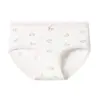 Calcinhas de algodão puro para meninas com estampa floral, forro 100% algodão, confortáveis, hipoalergênicas, respiráveis, sem costura, calcinhas femininas de cintura média