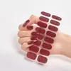 2025 Nova Manicure Gel Sem Cozimento Adesivo 3D Completo Adesivos de Manicure Estilo Ins Esmalte Usável Adesivos de Manicure Foscos