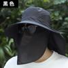 Sombrero de verano para hombre con protección solar, para exteriores, montañismo, ala grande, secado rápido, protección facial, cuello, chal, sombrero de pescador, sombrero de pesca