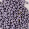 Contas de madeira gravadas multicoloridas, contas soltas para DIY, contas redondas de madeira listradas para pulseiras e colares, acessórios para joias feitas à mão com contas atacado
