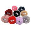 Lindo elfo bola de peluche de carbón colgante para bolso muñeco de peluche colgante para teléfono móvil para audífonos colgante para mochila escolar de estudiante