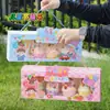 Caixa de Cupcake para o Dia das Crianças Meninos e Meninas Feliz Feriado Decoração Plug-In 61 Maleta de Embalagem Transparente
