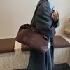 Bolso de Mano Retro de Moda Bolso Baguette para Mujer Otoño 2025 Nuevo Bolso de Hombro/Axila Casual de Alta Calidad Empalmado