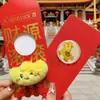 Año del Caballo Pegatina Dorada para Teléfono Creativa Cultural Sobre Rojo Oro Puro 999 Pegatina para Teléfono Hazte Rico al Instante Sobre Rojo de Año Nuevo Pequeño Regalo