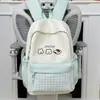 Nova Mochila Color-Blocking Estilo Fresco para Alunas do Ensino Médio e Universitárias, Mochila Escolar Simples Estilo Campus para Mulheres