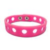 Nova Pulseira Esportiva da Moda em Estoque, Acessórios Coloridos de Flor de Sapato Decorativa DIY, Acessórios de Pulseira de Silicone 18cm