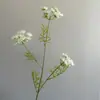 Flores Artificiais de Renda com 5 Pétalas, Decoração Moderna para Sala de Estar, Arranjos de Flores, Decorações para Gabinete de TV de Chão, Adereços para Fotos