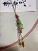 Amuletos para Bolsos de Cerámica Tejidos a Mano con Forma de Fresas, Ballenas, Hongos y Calabazas. Suministro al por mayor para bolsas de vendedores ambulantes