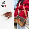 Adecuado para Modificación de Correa de Bolso Lv Daphne Ajuste de Cadena Woc Correa de Hombro Única de Cuero Ancha Accesorios