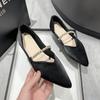 Zapatos Planos de Mujer Estilo Francés, Boca Baja, Nuevo Modelo 2026, Mocasines de Suela Suave, Elegantes Zapatos Planos Inspirados en Chanel