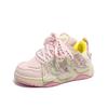 Zapatos de niño Verano 2024 Nuevo tenis transpirable para niños medianos y grandes Marca de moda coreana hip hop Zapatos de skate para niño