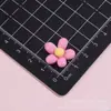 Color Macarrón Bloque de Color Caramelo Flores Pequeñas Materiales Hechos a Mano DIY Accesorios de Resina Pegatinas Imanes para Refrigerador Adornos de Pegamento de Crema