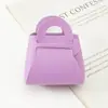 Porta-Moedas DIY Dobrável Colorido Couro PU Estilo Macaron Ins Acessório Chaveiro Clutch
