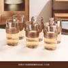 Hervidor de agua de vidrio anti-escaldaduras para sala de estar, apto para el hogar, taza de té, juego de tazas de alta gama, juego de agua, juego de té