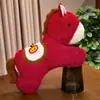 Cojín Caballo de la Fortuna Rojo Estilo Chino Mascota Año Nuevo 2026 Zodiaco Potro Decoración Festival de Primavera Adorno Regalo