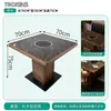 Buffet de Mariscos Cocina de Inducción Integrada Mesa para Hot Pot Campana Extractora de Tiro Descendente Cadena de Restaurantes de Barbacoa Cabina Comercial Sofá