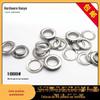 Fabricantes fornecem metal aço inoxidável em estoque furo de ar círculo aberto ilhó fivela anel fivela acessórios de vestuário botão de metal