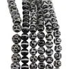 Cuentas redondas de ágata dzi rojo y negro del Tíbet, pulsera DIY de ágata roja, cuentas redondas de ágata, cuentas sueltas, accesorios dzi de tres ojos