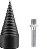 Broca de divisão de madeira Artefato de divisão de madeira Marcenaria Cone de divisão de madeira martelo elétrico doméstico furadeira elétrica manual broca de percussão broca de divisão de água