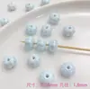 Estilo Japonés Fresco Azul Cerámica Lindo Frijol Acacia Cubo Cordero DIY Hecho a Mano Cuentas Collar Pulsera Materiales