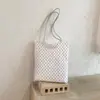 Bolso de Hombro Floral de Doble Cara Estilo Coreano Nuevo de Principios de Primavera, Bolso de Lona Versátil Fresco con una Sensación Brillante y Vibrante, Perfecto para Viajes y Fotos