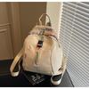 Mochila de Tecido de Nylon Transfronteiriça Feminina Grande Capacidade Casual Nicho Estudante Mochila Escolar Estilo Coreano Versátil Leve Mochila de Viagem