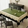 Toalha de Mesa de Luxo Leve de Alta Qualidade Impermeável e à Prova de Óleo Estilo Retro Americano Dopamina Tapete para Mesa de Jantar Estilo Ins Toalha de Mesa para Mesa de Centro