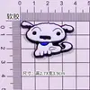 Dibujos animados crayón pequeño nuevo tridimensional lindo PVC pegamento suave accesorios DIY pegatinas de refrigerador plástico blando pegamento suave fabricantes