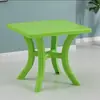 Juego de Mesa y Sillas de Plástico para Puesto de Comida, Puesto de Barbacoa al Aire Libre, Mesa Redonda para Antojos Nocturnos, Silla con Respaldo, Mesa y Sillas Sencillas e Informales para Playa