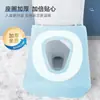 Cubierta Desechable para Asiento de Inodoro Deslizante Portátil Engrosada Tela No Tejida Cojín Viaje Hotel Cubierta Desechable para Asiento de Inodoro Mayoreo