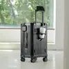 Maleta Estilo Eazz Mismo para Mujeres 20 pulgadas Equipaje de Mano Maleta de Trolley de Viaje 26 pulgadas Gran Capacidad Estudiante Contraseña Estuche de Cuero