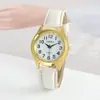Transmisión en vivo de microempresa nuevo reloj de pulsera imitación oro moda mujer hombre cuarzo transfronterizo reloj de pareja productos genuinos