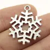 29X22Mm 2.5g Multicolor Retro Materiales para Joyería DIY Colgante de Copo de Nieve