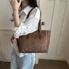 Bolso europeo y americano de estampado de leopardo, simple y de moda, bolso de hombro de gran capacidad moderno, nuevo bolso tote casual y elegante 2026 para mujer