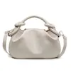 Moda Primaveral/Verano 2026 Bolso de Mano Plegado Simple y Elegante Tipo Nube Versátil Casual para el Trabajo Bolso Cruzado de Alta Gama