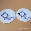 Posavasos de papel de algodón absorbente desechable para hotel, posavasos para vaso de cerveza, impermeable, antideslizante, posavasos de mesa con código bidimensional