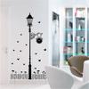Adhesivo de pared extraíble de tres generaciones, sencillo y moderno, con tema de farola para el hogar, AY9200
