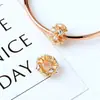 Novo bracelete de liga de ouro com diamantes e pérolas, bracelete de ouro com ponto de diamante, acessórios de pérolas