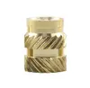 Em Estoque, Pronto para Envio Porca Hot Melt para Tuba 1/4-10 # Padrão Britânico e Americano Padrão Diagonal Duplo Orifício Passante Porcas Rebaixadas Embutidas