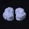 Colar com Pingente de Jade Pixiu Violeta Grau A de Jade Birmanês Tianxin para Homens e Mulheres, Direto do Fabricante