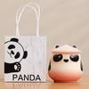 Pequeño Bote de Cerámica de Panda para Té Pu'Er, Té Negro, Té Verde, Frasco Sellado para Almacenamiento, Caja de Regalo con un Solo Bote, Souvenir Extranjero
