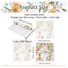 XC3027 Pegatina de Ventana de Vidrio con Flores Pequeñas de Colores Adhesivo Estático Colorido para Ventana con Luz Solar Decoración del Hogar Pegatina de Pared Se Puede Cortar