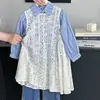 Vestido Elegante para Niñas Tutú 2026 Nuevo Estilo Encaje Moda Versátil Vestido tipo Tanque Sin Mangas Ropa de Abrigo