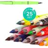 Lápis de cor eterno 12 cores opcional lápis de cor para esboço lápis de escritório festa de estudante lápis universal